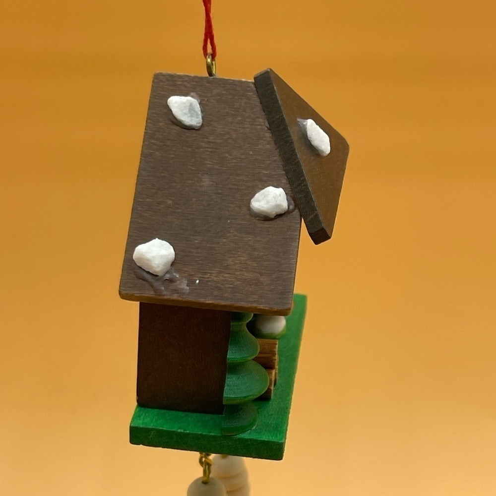 Vintage Christmas Cuckoo Clock Mushroom Ornament - Picture 8 of 12